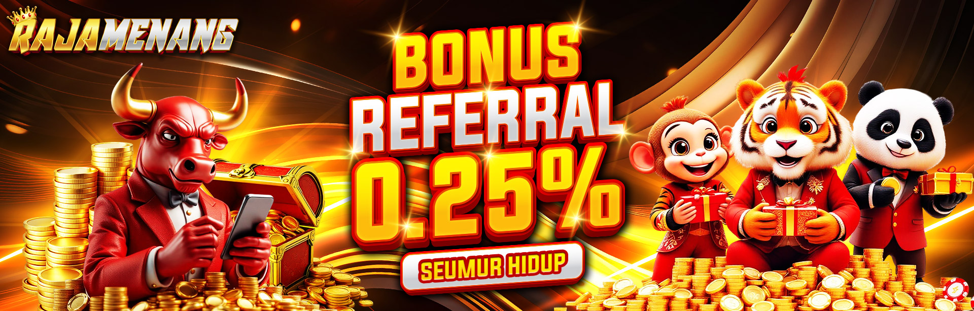 BONUS REFERRAL TURNOVER 0.25%