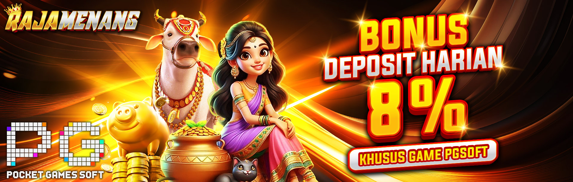 BONUS DEPOSIT HARIAN 8% PGSOFT